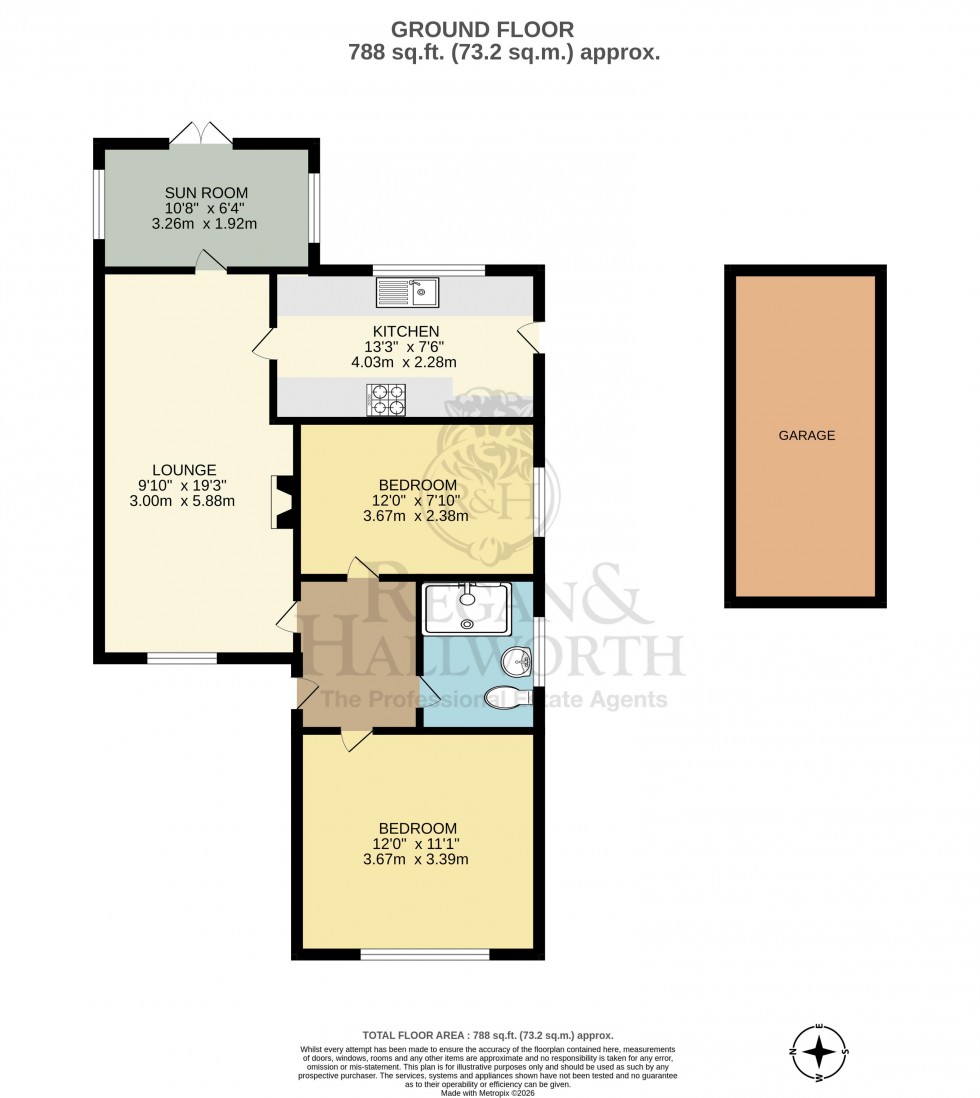 Floorplan for Old Pepper Lane, Standish, WN6 0PL