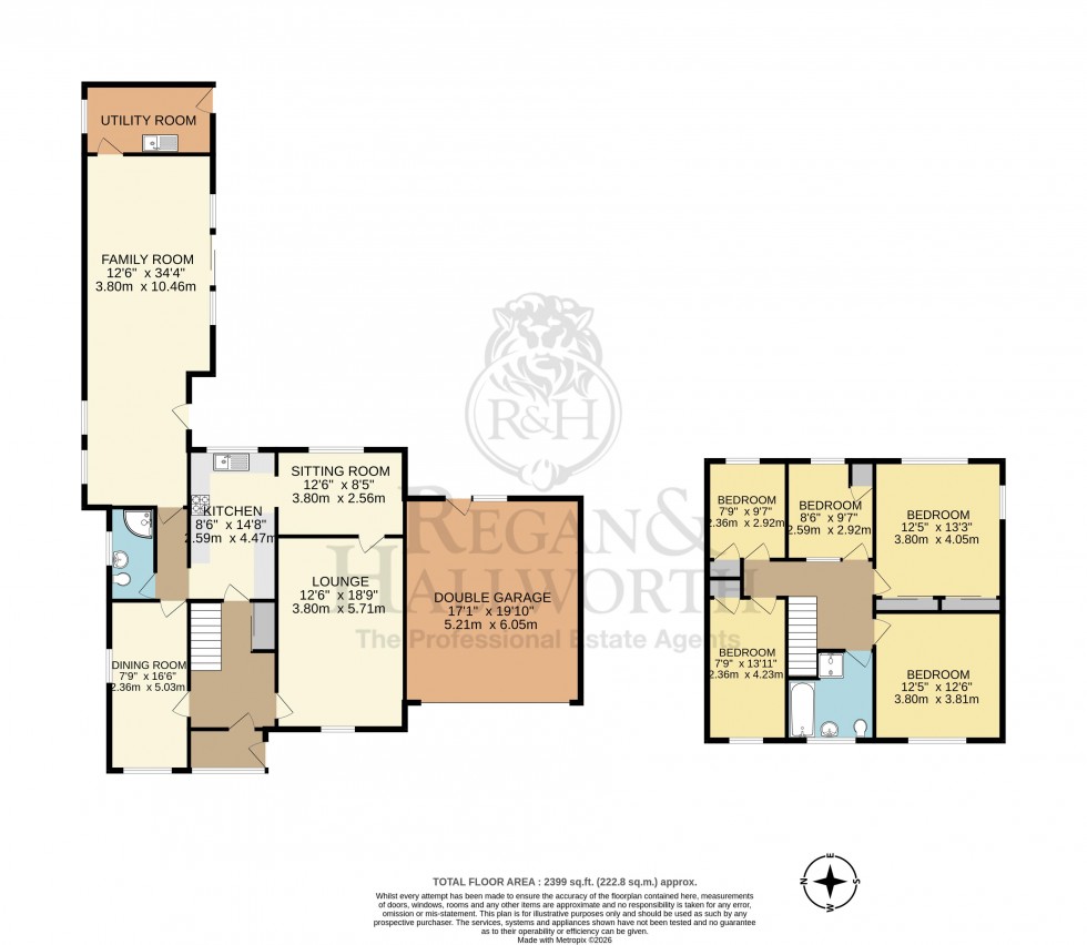 Floorplan for Sandy Lane, Newburgh, WN8 7TT