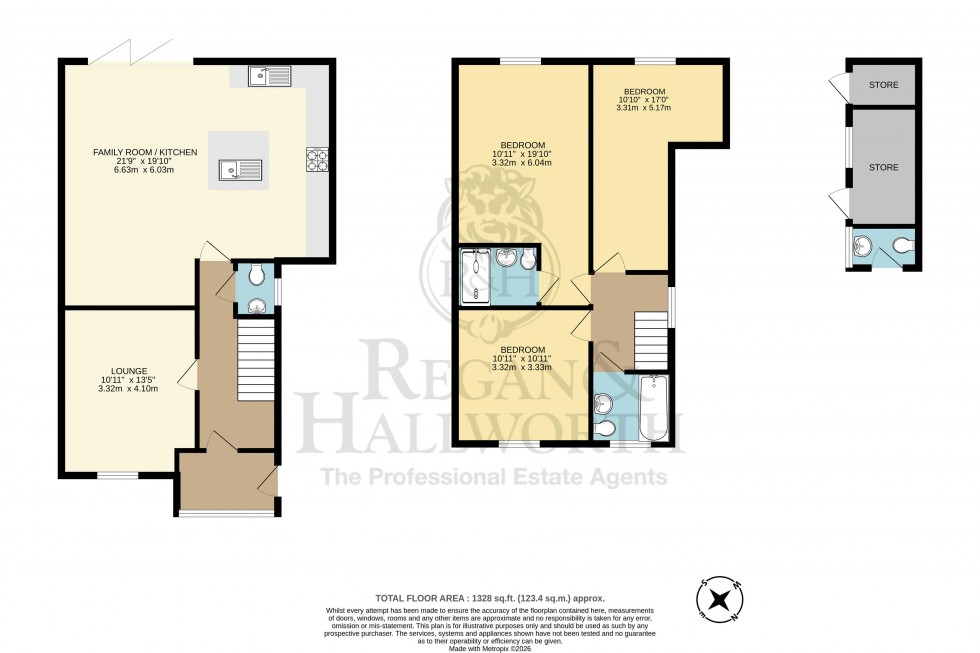 Floorplan for Winstanley Road, Billinge, WN5 7XE