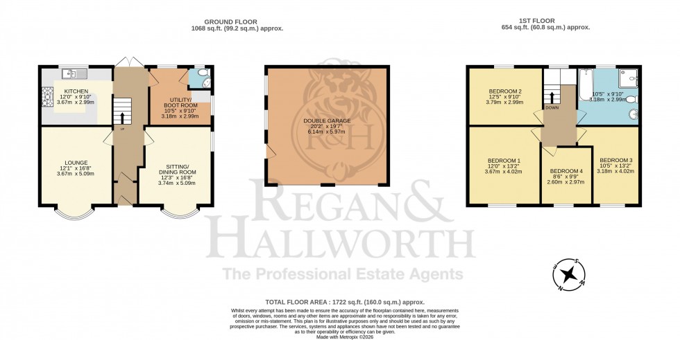 Floorplan for Moss Bank Road, Moss Bank, WA11 7DE