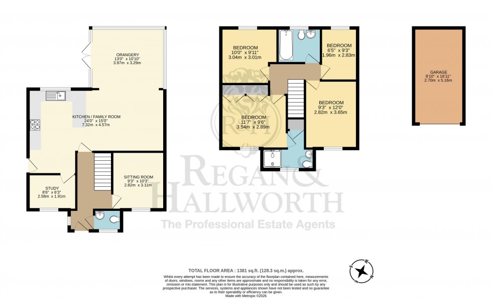 Floorplan for Naburn Drive, Orrell, WN5 8SB