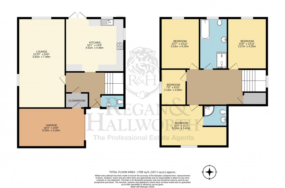 Floorplan for Fairhurst Lane, Standish, WN6 2WD