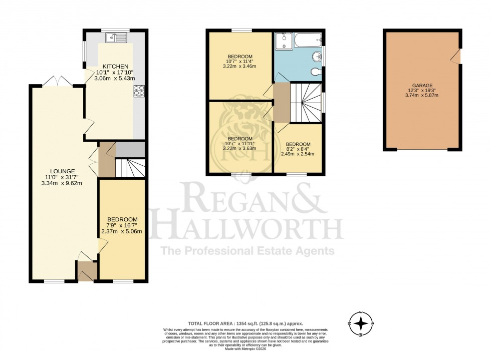 Floorplan for Magdalen Drive, Ashton-In-Makerfield, WN4 9RG