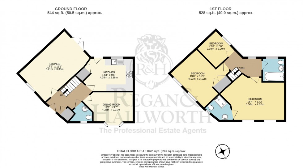 Floorplan for Crossley Avenue, Highfield, WN3 6GR