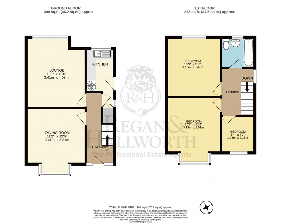 Floorplan for Nutt Street, Whelley, WN1 3XR