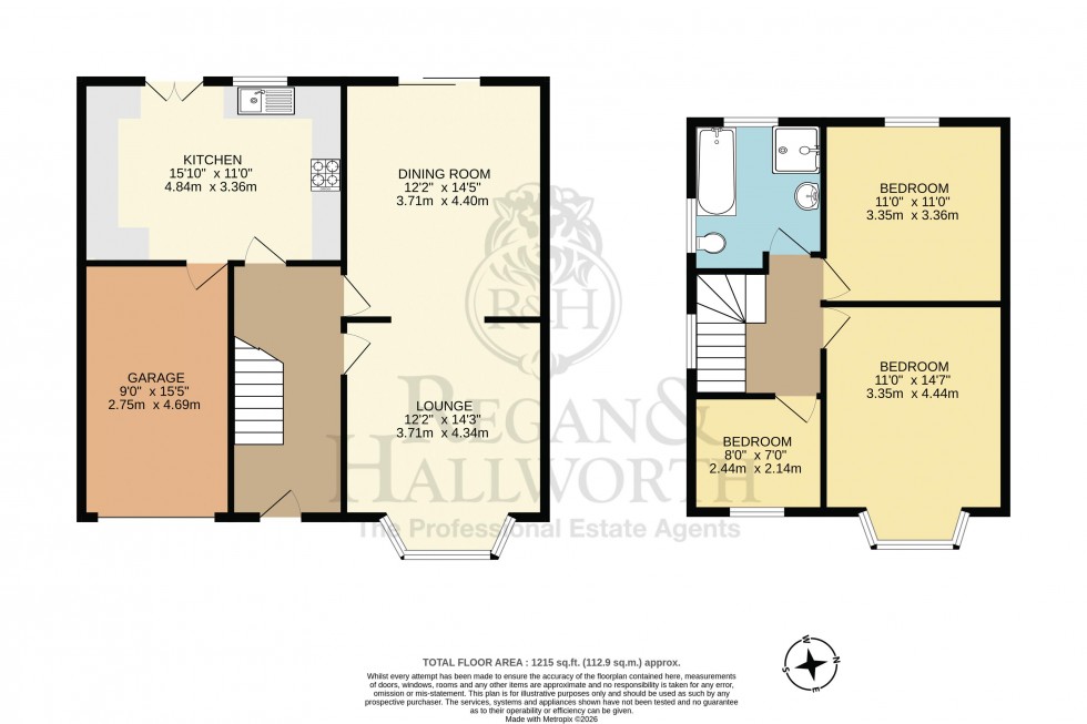 Floorplan for West Mount, Orrell, WN5 8LX