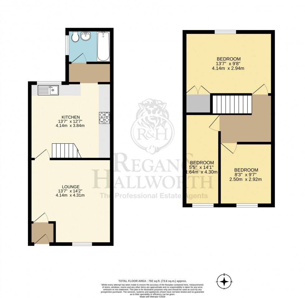 Floorplan for Macdonald Street, Orrell, Wigan, WN5 0AL