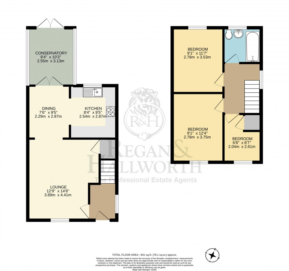 Floorplan for Marlborough, Ashurst, WN8 6SD