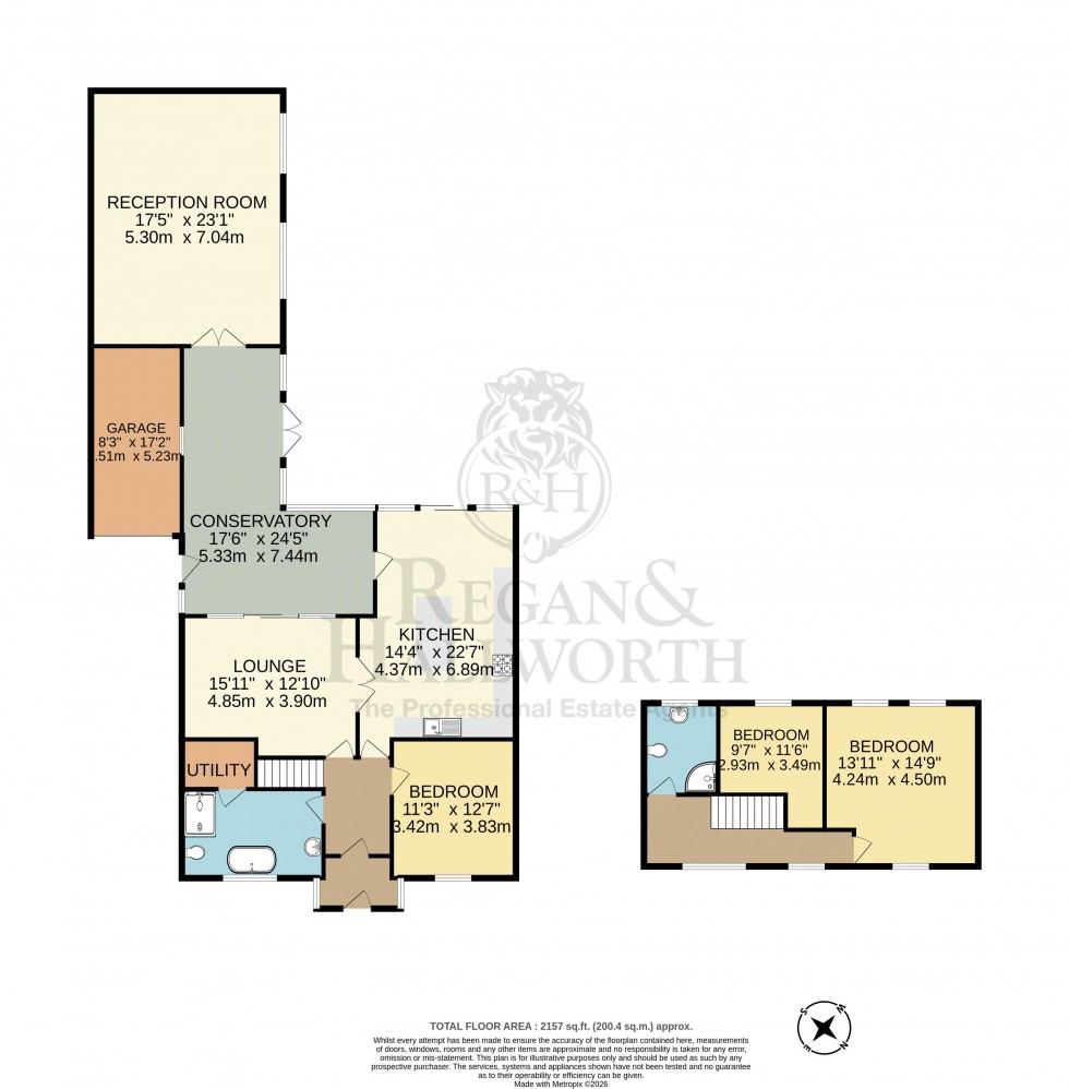 Floorplan for Bryn Road, Ashton-In-Makerfield, WN4 8BS
