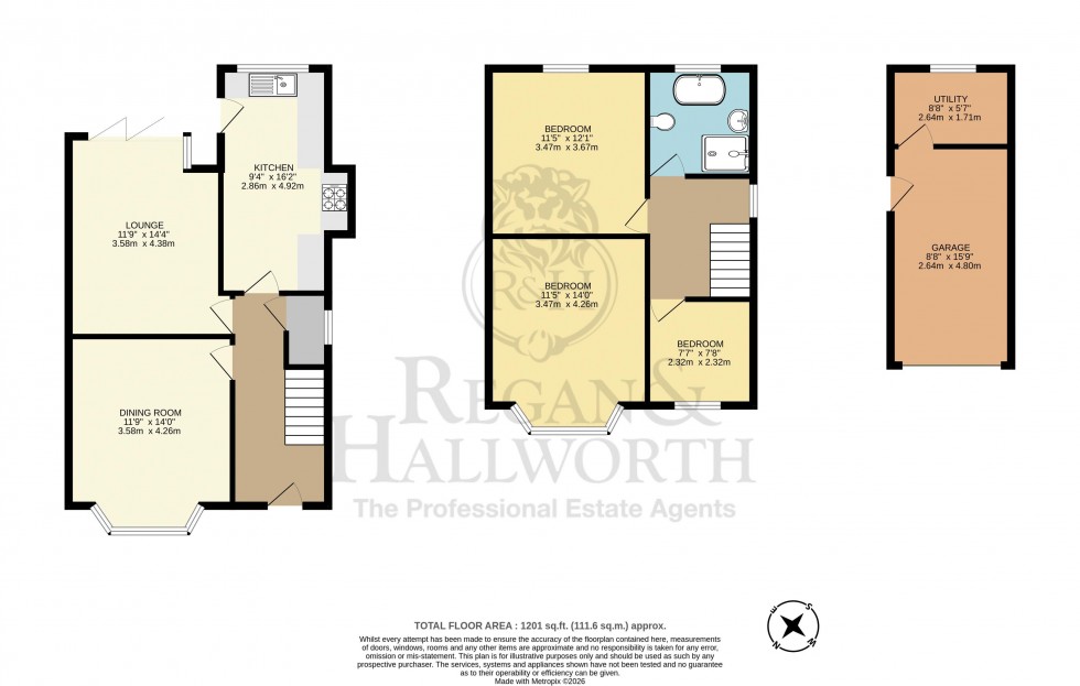 Floorplan for Gathurst Lane, Shevington, WN6 8HW