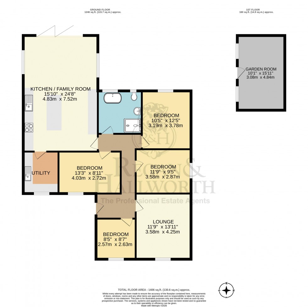 Floorplan for Satinwood Close, Ashton-In-Makerfield, Wigan, WN4 9NL