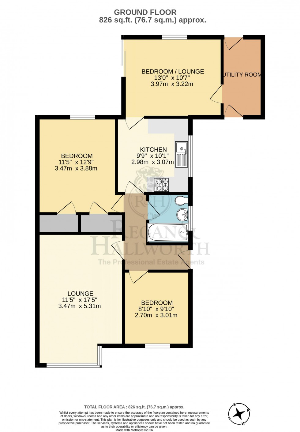 Floorplan for Hope Street, Aspull, WN2 1QH