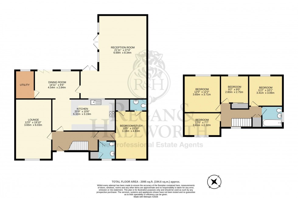 Floorplan for Pine Dale, Rainford, WA11 8DP