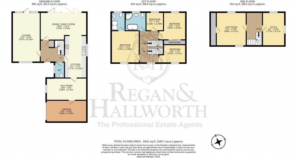 Floorplan for Whitefield Close, Rufford, L40 1US