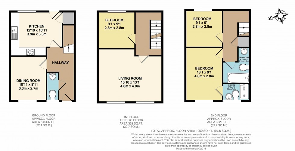 Floorplan for Trevore Drive, Standish, Wigan, WN1 2TT