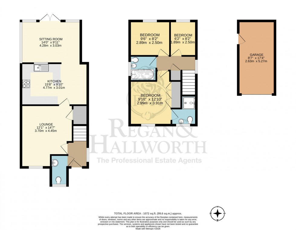 Floorplan for Naburn Drive, Orrell, WN5 8SB