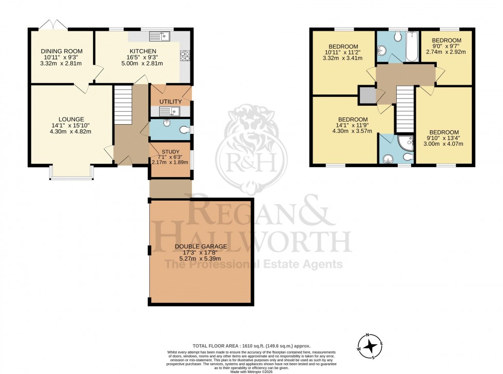 Floorplan for Wilsham Road, Orrell, Wigan, WN5 8SF