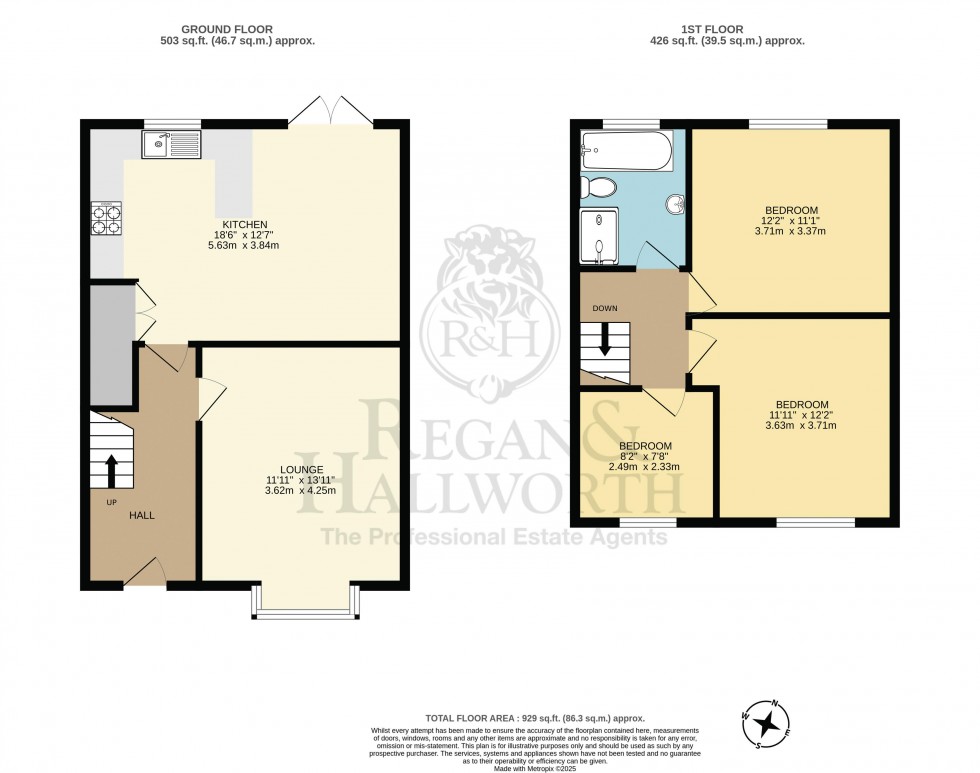 Floorplan for Ince Green Lane, Lower Ince, WN3 4RJ