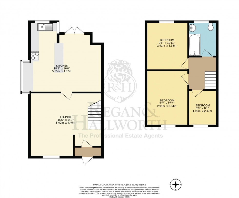 Floorplan for Warrington Road, Marus Bridge, WN3 6XN