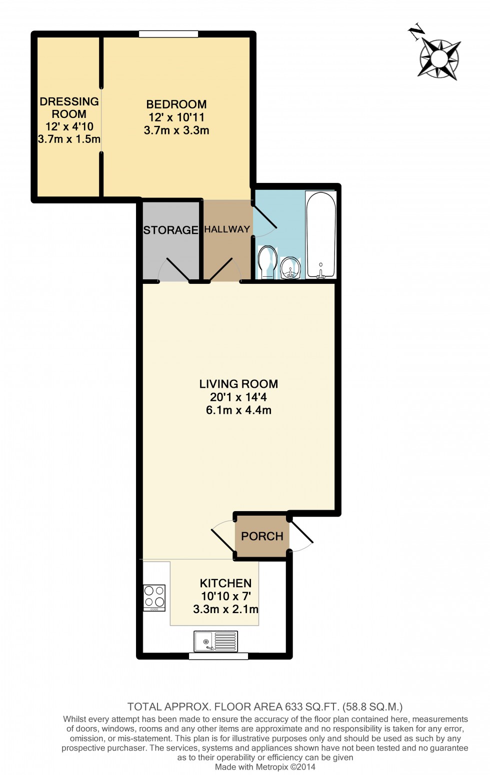 Floorplan for Wingates, Haigh Road, Aspull. WN2 1YA