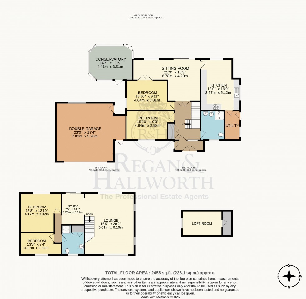 Floorplan for Brandreth House, Brandreth Delph, Parbold, WN8 7AQ