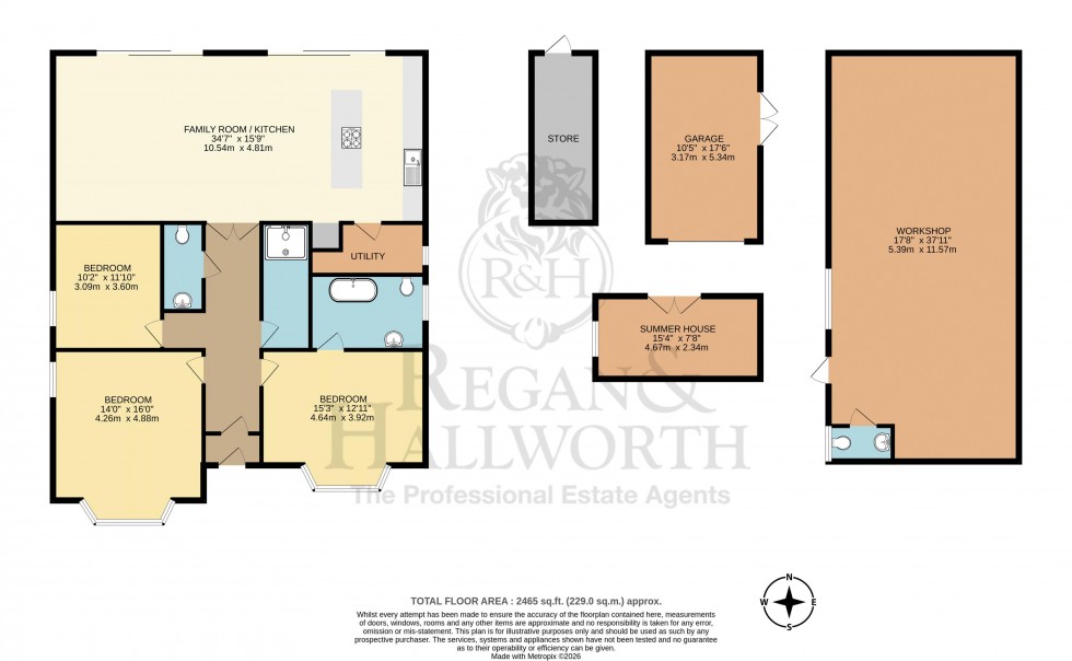 Floorplan for Moor Road, Croston, PR26 9HP