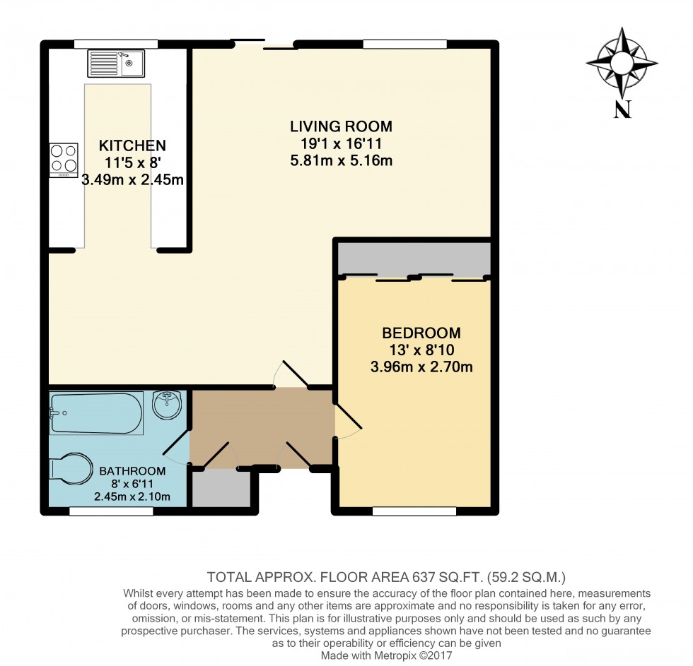 Floorplan for Spencer Road, Swinley, WN1 2QR