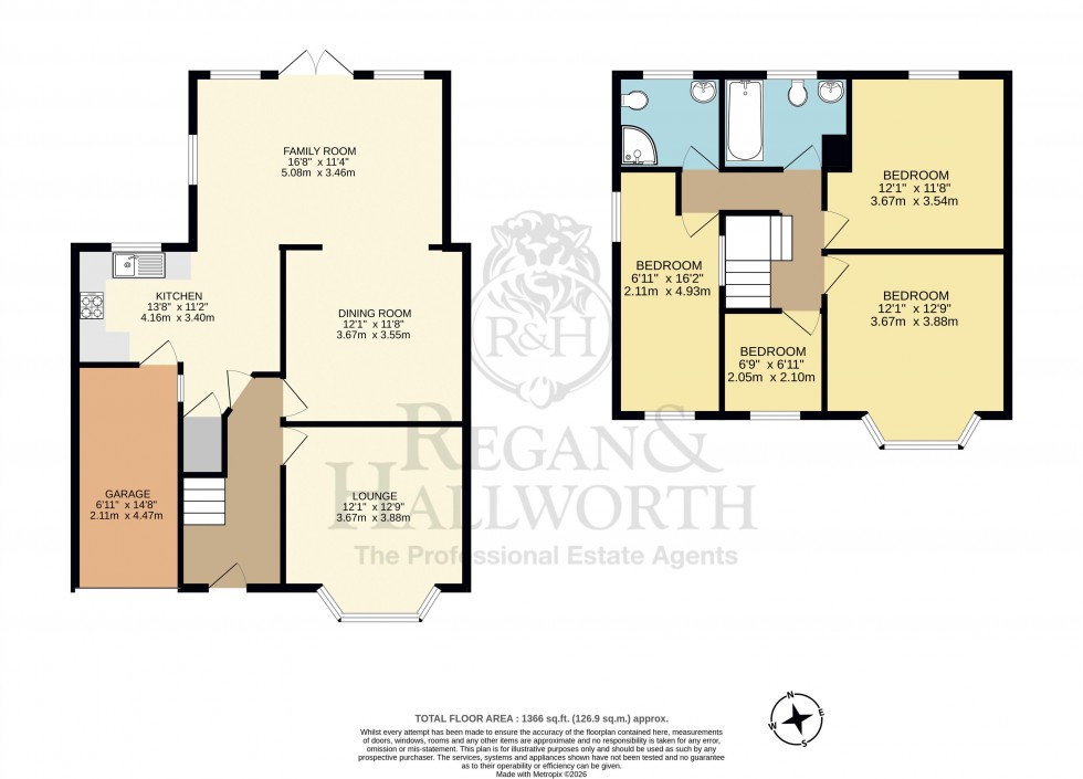 Floorplan for Greenways, Standish, WN6 0AF
