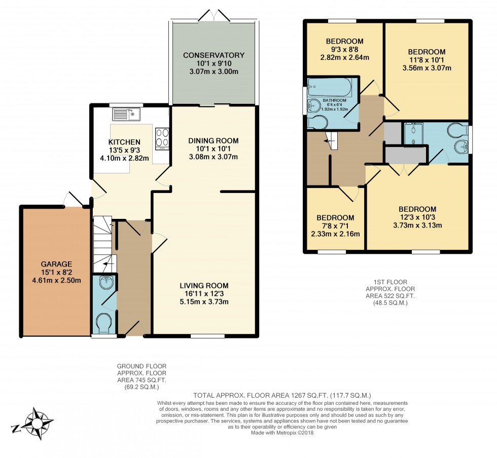 Floorplan for Colnbrook, Standish, WN6 0RX