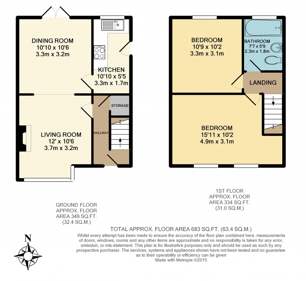 Floorplan for Highfield Avenue, Whelley, WN1 3UF