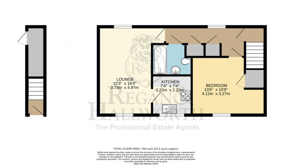 Floorplan for Wood Green Gardens, Orrell, Wigan, WN5 0JP