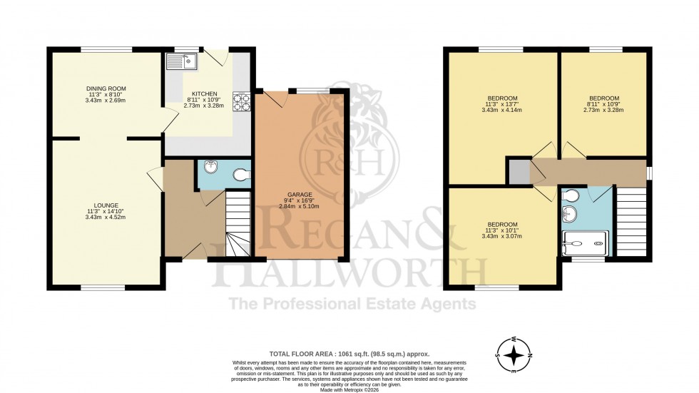 Floorplan for High Park, Shevington, WN6 8DF