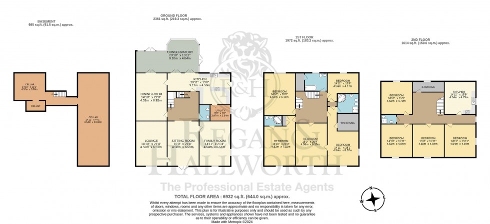 Floorplan for The Old Nunnery, 166 Orrell Road, Orrell, WN5 8HQ