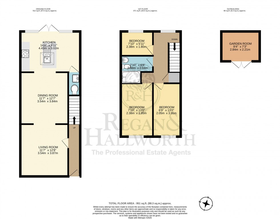 Floorplan for Ratcliffe Road, Aspull, WN2 1YE