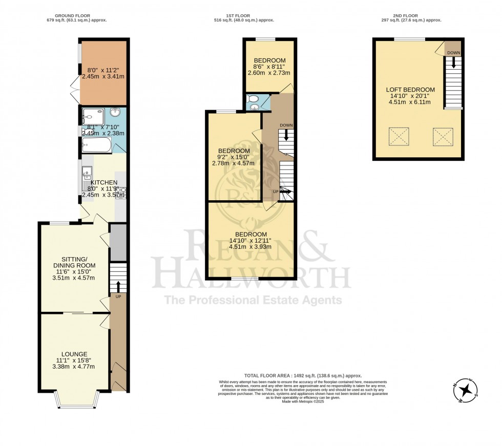 Floorplan for Hodges Street, Springfield, WN6 7JB