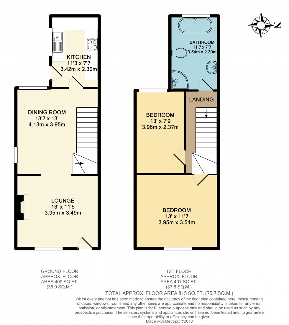 Floorplan for Liverpool Road South, Burscough, L40 7SU