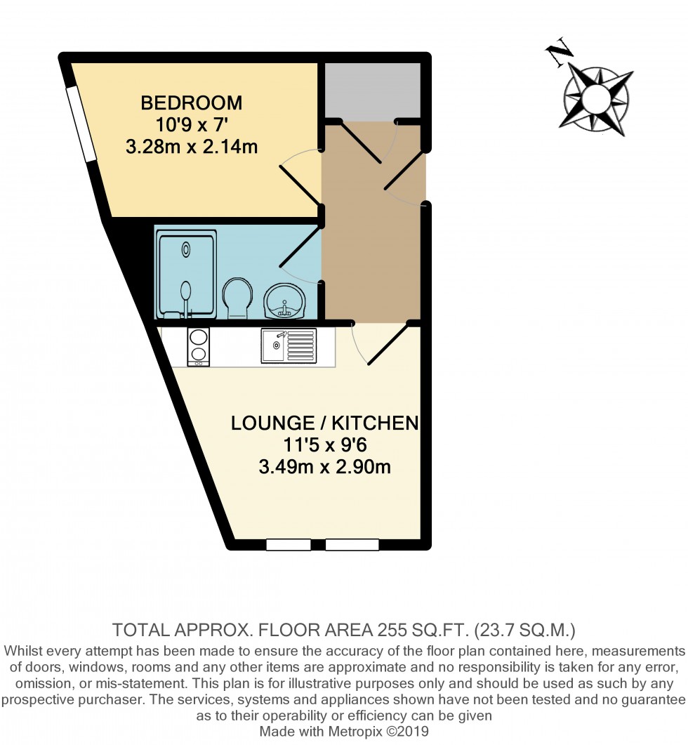Floorplan for Flat 4, Dicconson Street, Wigan