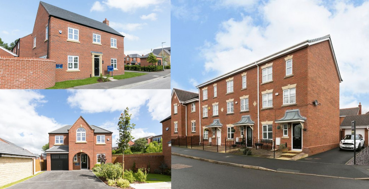 3 Houses on a street complete on same day