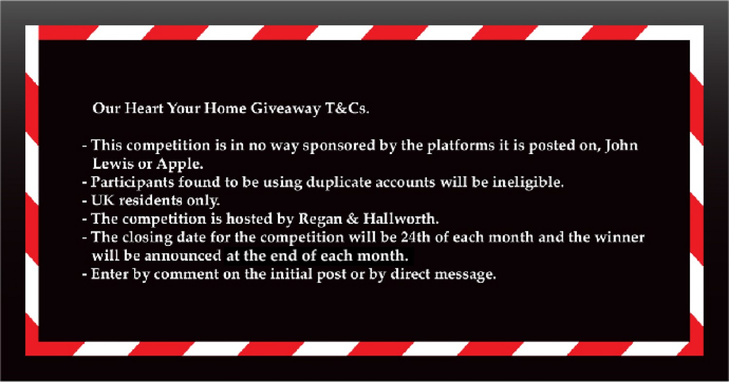 Giveaway T&Cs