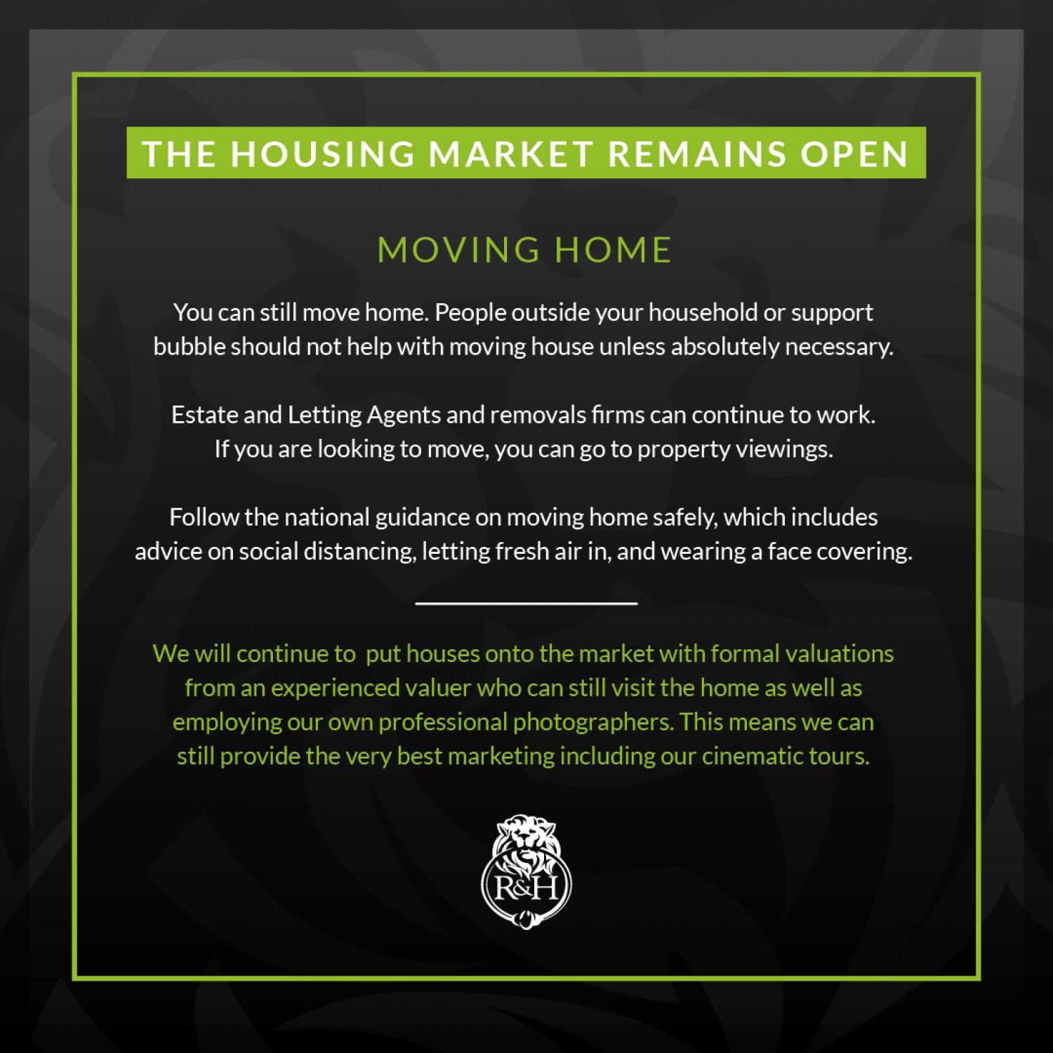 January Lockdown Update