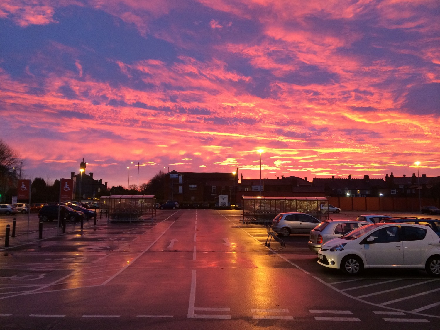 Awesome sunrise in Burscough