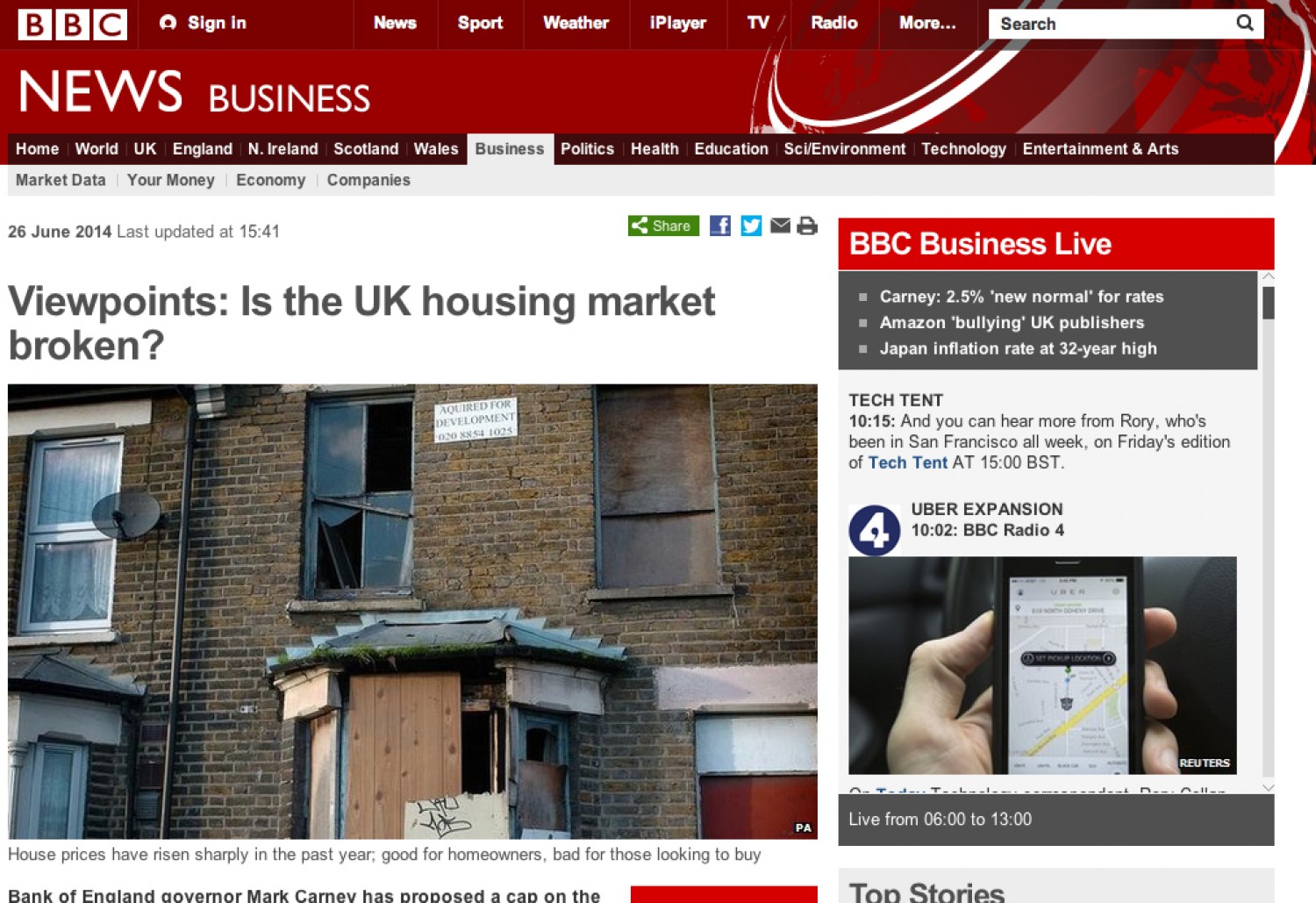 The BBC ask Regan & Hallworth is the housing market broken?